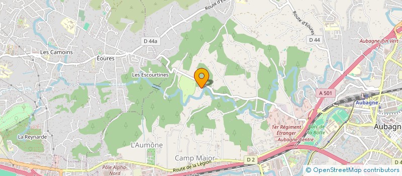 localisation de l'entreprise LA BELLE PISCINE  AUBAGNE