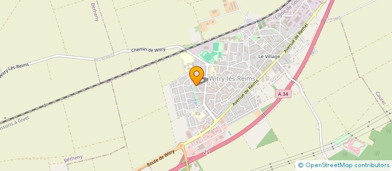 localisation de l'entreprise LA BELLE RENOVATION 51  WITRY-LES-REIMS