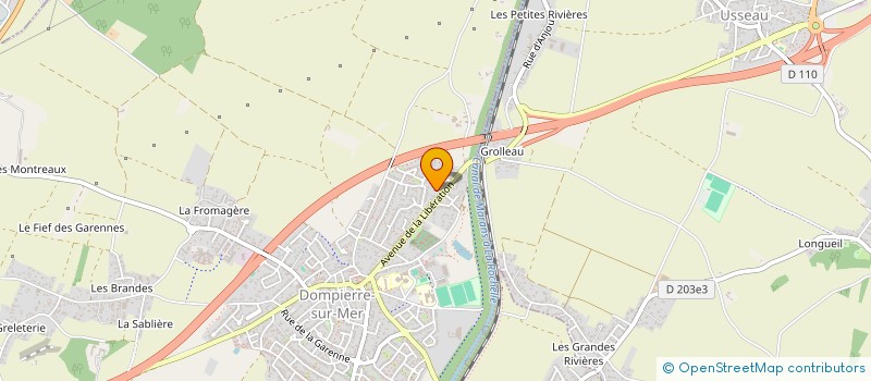 localisation de l'entreprise LA BELLE RETHAISE  DOMPIERRE-SUR-MER