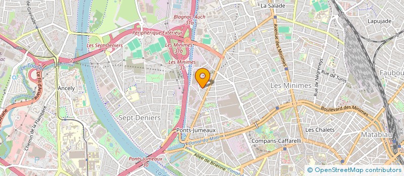 localisation de l'entreprise LA BELLE RETRO à TOULOUSE