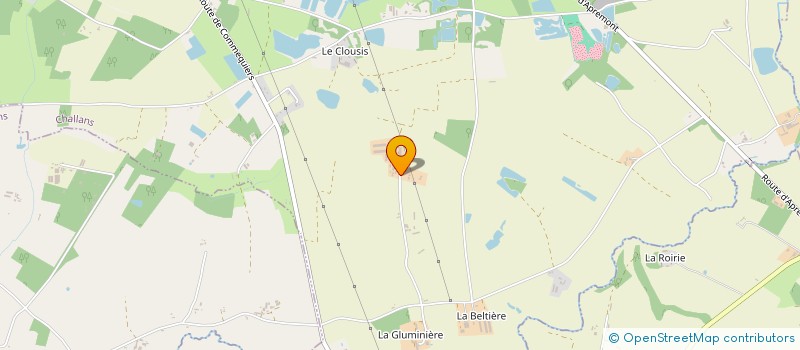 localisation de l'entreprise LA BELLE RIVE à CHALLANS