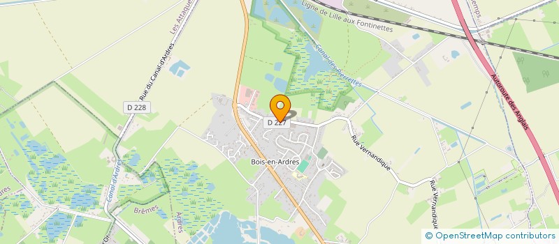 localisation de l'entreprise LA BELLE ROSE  ARDRES