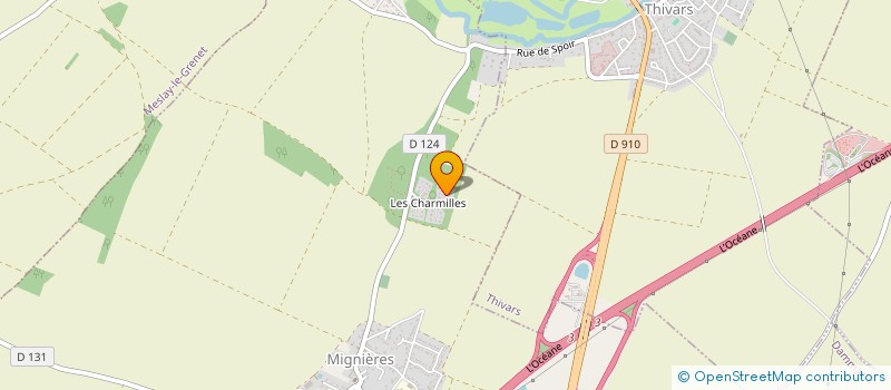 localisation de l'entreprise LA BELLE ROUGE à MIGNIERES