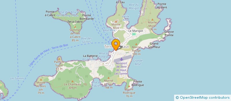 localisation de l'entreprise LA BELLE SAINTOISE à TERRE-DE-HAUT