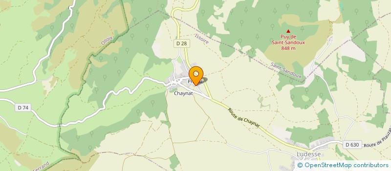 localisation de l'entreprise LA BELLE SCI  LUDESSE