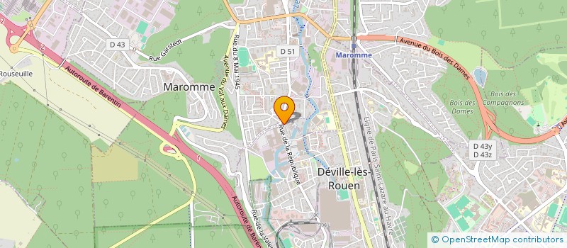 localisation de l'entreprise LA BELLE SIMONE BY JULIETTE  DEVILLE-LES-ROUEN