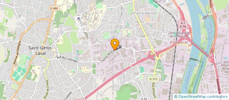 localisation de l'entreprise LA BELLE STORY  SAINT-GENIS-LAVAL