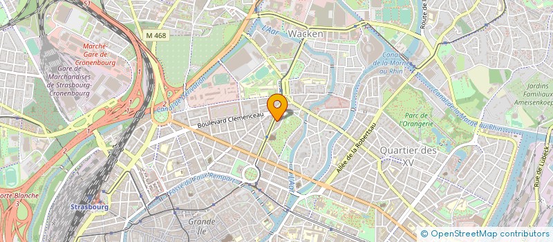 localisation de l'entreprise LA BELLE STRASBOURGEOISE à STRASBOURG