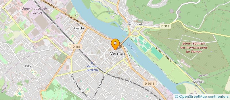 localisation de l'entreprise LA BELLE TABLE  VERNON