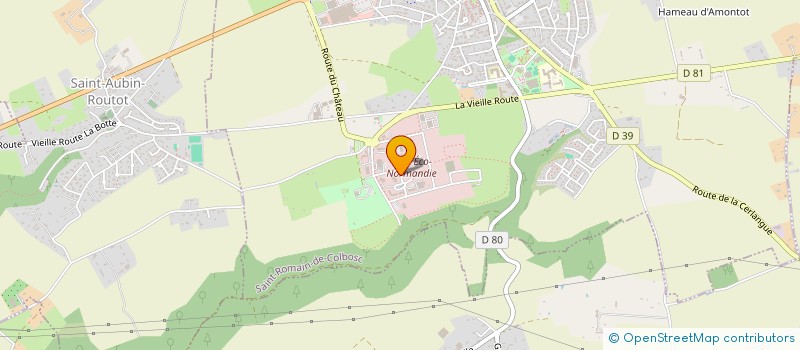 localisation de l'entreprise LA BELLE TECH  SAINT-ROMAIN-DE-COLBOSC