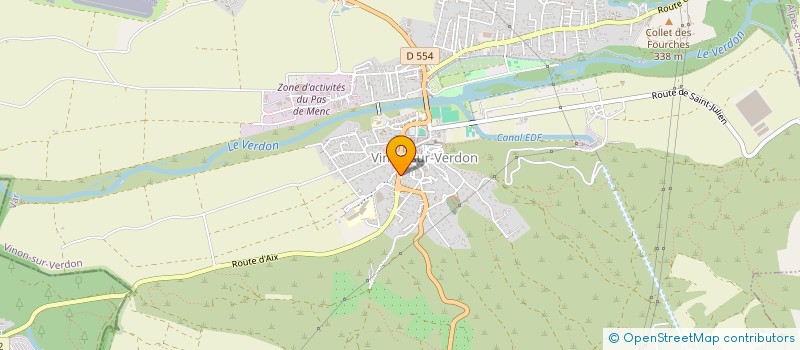 localisation de l'entreprise LA BELLE TERRE à MANOSQUE