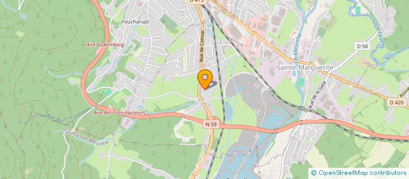 localisation de l'entreprise LA BELLE VALLEE  SAINTE-MARGUERITE