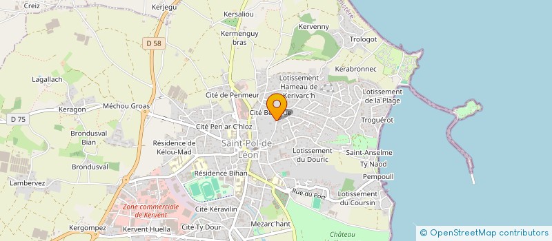 localisation de l'entreprise LA BELLE VERDOYANTE  SAINT-POL-DE-LEON