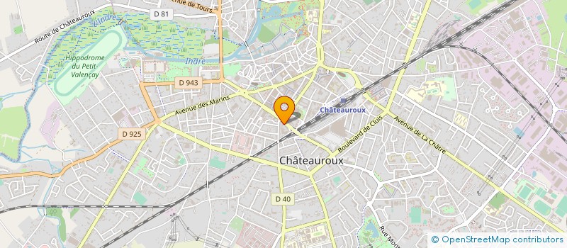 localisation de l'entreprise LA BELLE VERO à CHATEAUROUX
