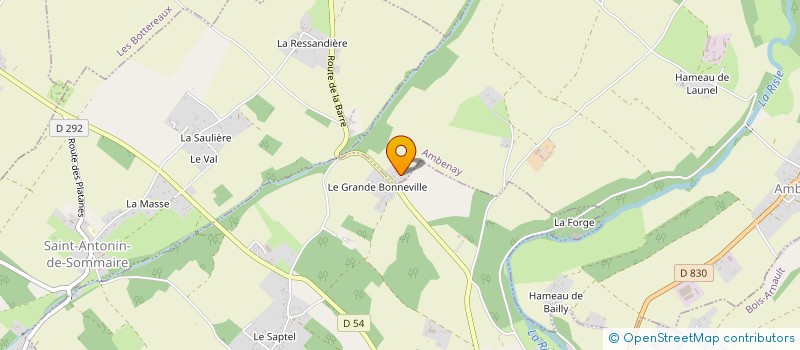 localisation de l'entreprise LA BELLE VERTE  AMBENAY