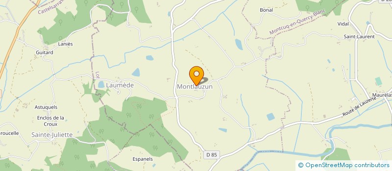 localisation de l'entreprise LA BELLE VERTE  PORTE-DU-QUERCY