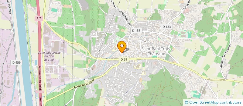 localisation de l'entreprise LA BELLE VERTE  SAINT-PAUL-TROIS-CHATEAUX