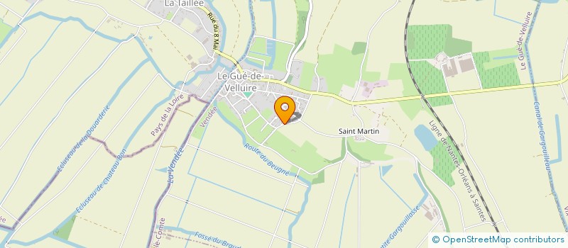 localisation de l'entreprise LA BELLE VERTE  VELLUIRE-SUR-VENDEE(LES)