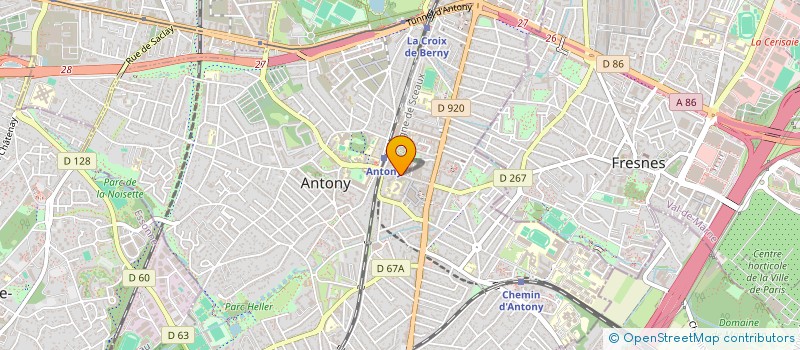 localisation de l'entreprise LA BELLE VIANDE D'ANTONY à ANTONY