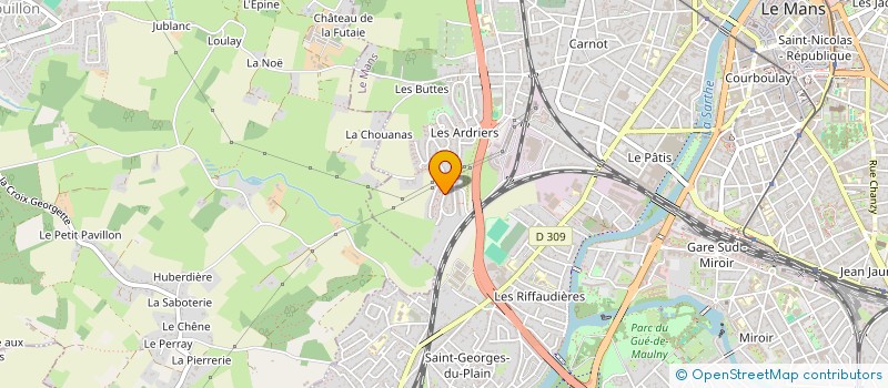 localisation de l'entreprise LA BELLE VIE à LE MANS