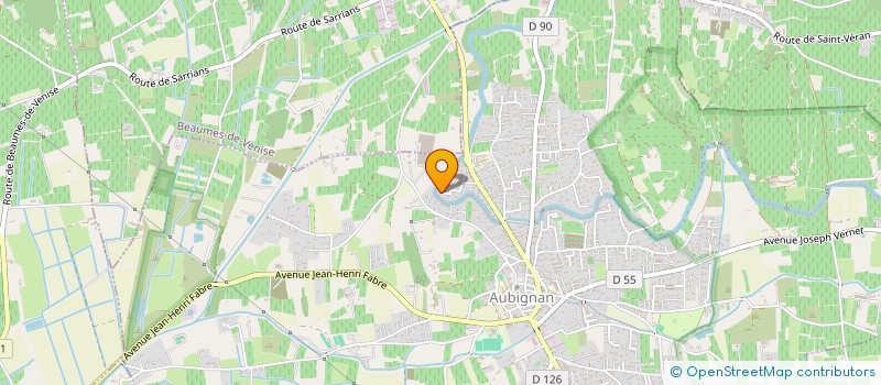 localisation de l'entreprise LA BELLE VIE  AUBIGNAN
