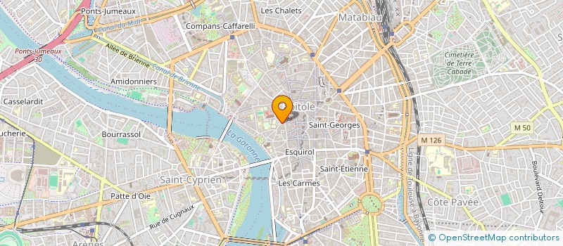 localisation de l'entreprise LA BELLE VIE  TOULOUSE