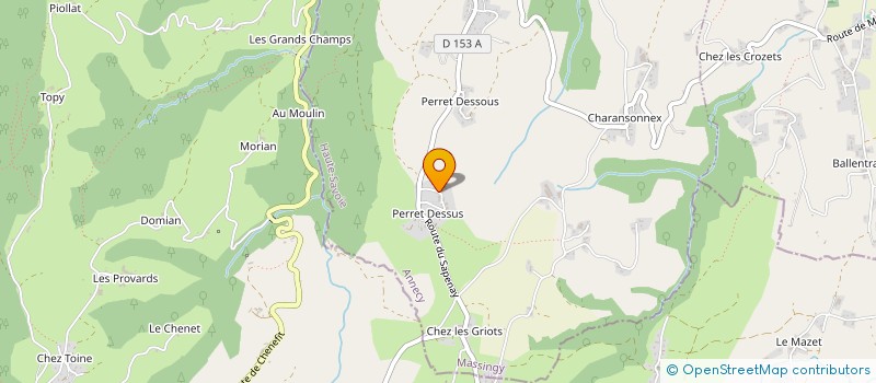 localisation de l'entreprise LA BELLE VUE  MASSINGY