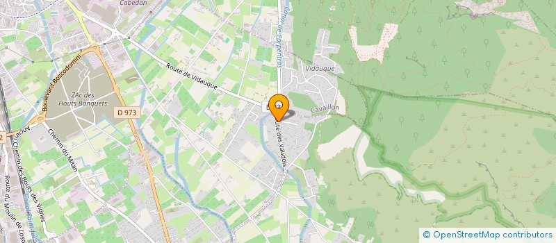 localisation de l'entreprise LA BELLE VUE  CHEVAL-BLANC