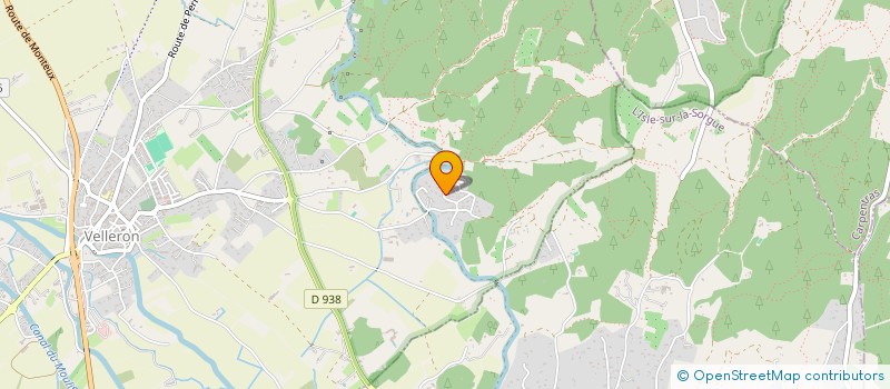 localisation de l'entreprise LA BELLEVUE  VELLERON