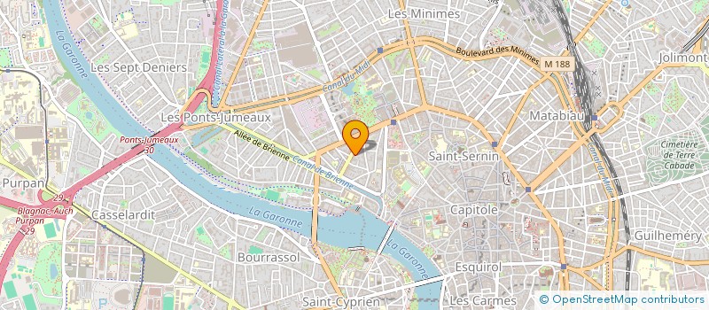 localisation de l'entreprise LA BELLEZZA  TOULOUSE