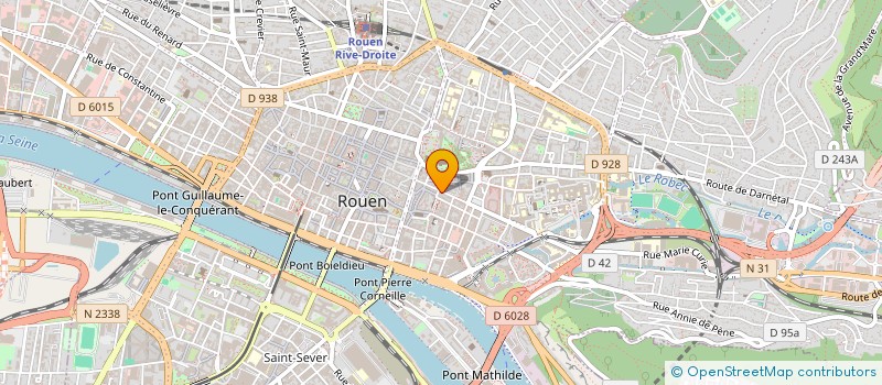 localisation de l'entreprise LA BELLIERE  ROUEN