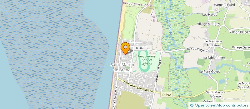 localisation de l'entreprise LA BELLIERE  BREHAL