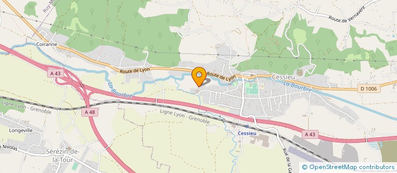 localisation de l'entreprise LA BELMONTOISE  CESSIEU