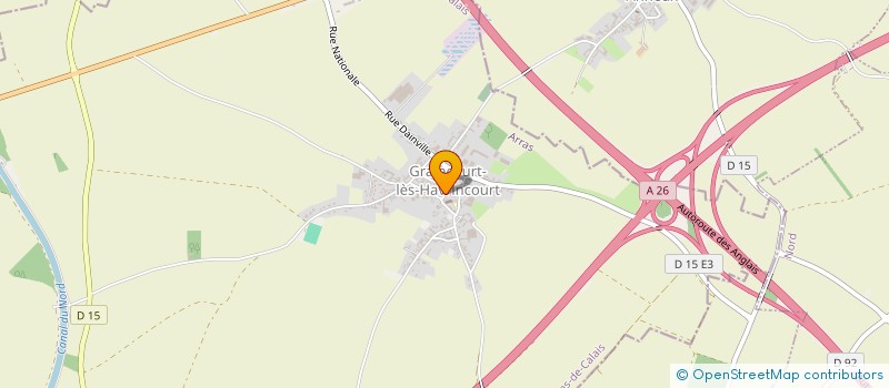 localisation de l'entreprise LA BELOTE GRAINCOURTOISE  GRAINCOURT-LES-HAVRINCOURT