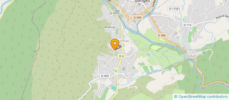 localisation de l'entreprise LA BELUGUE à CAZILHAC