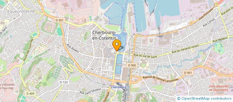 localisation de l'entreprise LA BEMAU  CHERBOURG-EN-COTENTIN