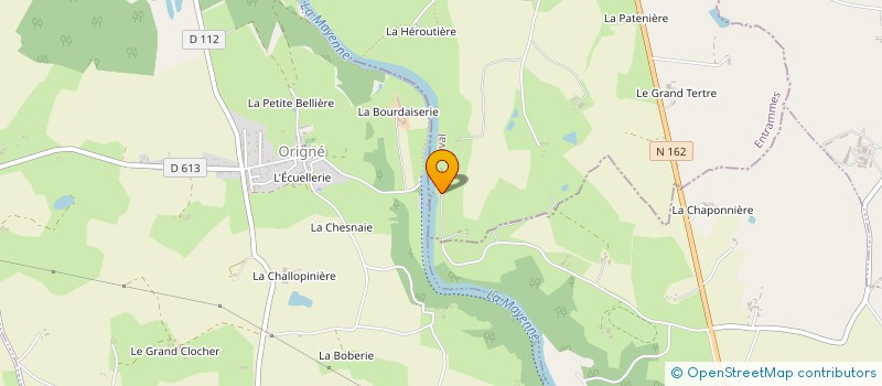 localisation de l'entreprise LA BENATRE à LAVAL