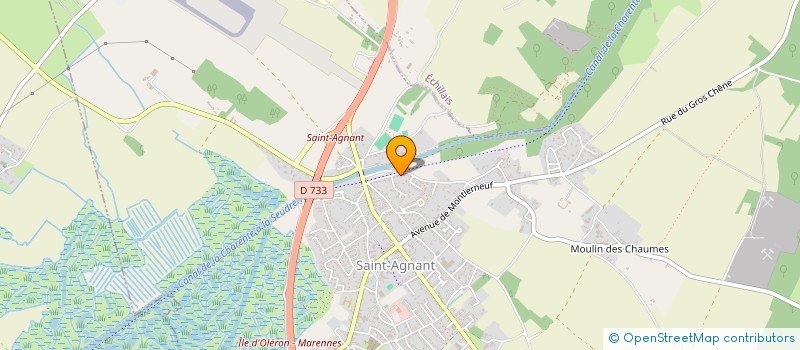 localisation de l'entreprise LA BENEZERIE  SAINT-AGNANT