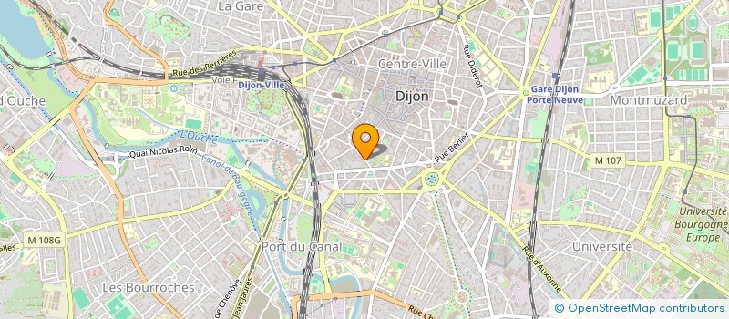 localisation de l'entreprise LA BENJAMINE à DIJON