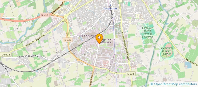 localisation de l'entreprise LA BENVENGUDA  CARPENTRAS