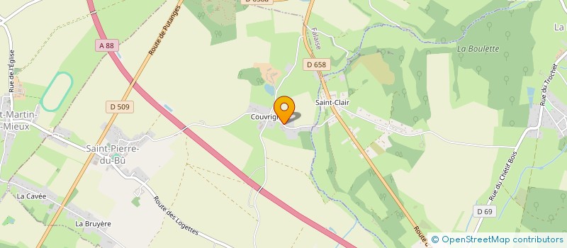 localisation de l'entreprise LA BERANGERAIS  LA HOGUETTE