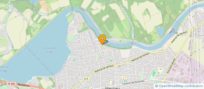 localisation de l'entreprise LA BERAUDIERE  MEYZIEU