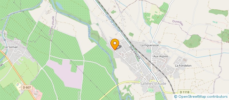 localisation de l'entreprise LA BERENGERE à SALLELES D'AUDE