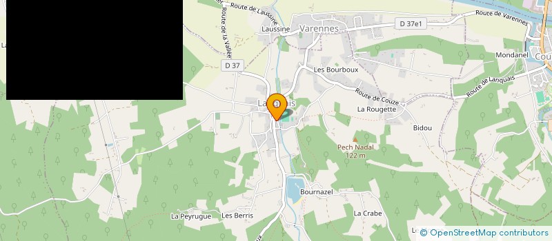 localisation de l'entreprise LA BERGAMOTE à MAUZAC-ET-GRAND-CASTANG