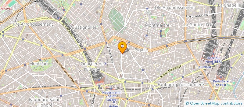 localisation de l'entreprise LA BERGE  PARIS