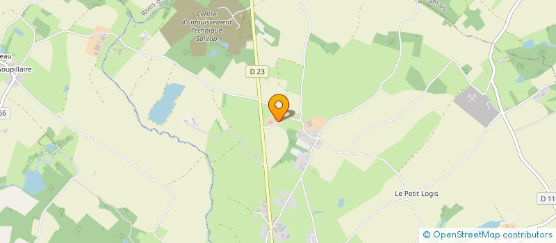 localisation de l'entreprise LA BERGEONNIERE  RIVES-DU-FOUGERAIS