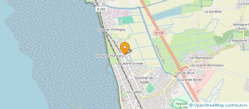 localisation de l'entreprise LA BERGERADE  CHATELAILLON-PLAGE