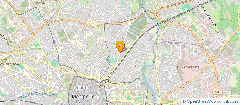localisation de l'entreprise LA BERGERE à MONTPELLIER