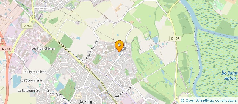 localisation de l'entreprise LA BERGERE à AVRILLE