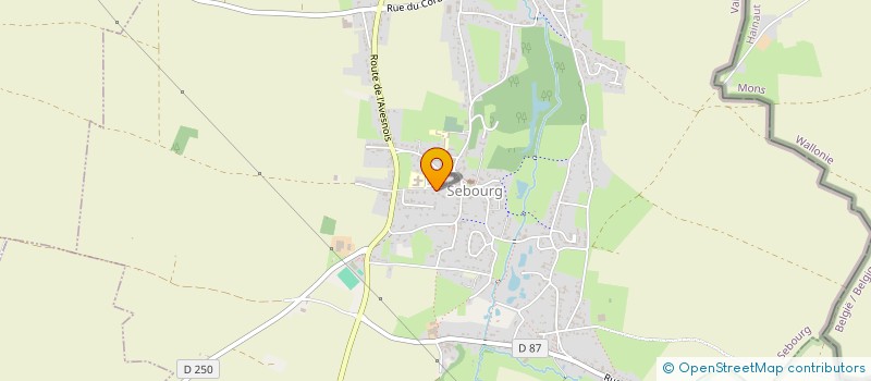 localisation de l'entreprise LA BERGERE à SEBOURG